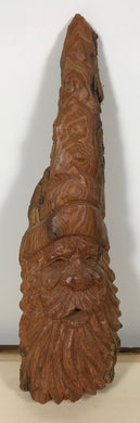 Roger Beane - Natural Bark Santa Face