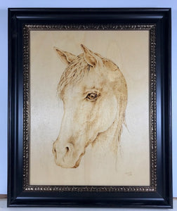 Jeanie Holle - Woodburned Horse