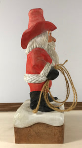 RW Graber - Cowboy Santa with Rope