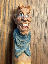 Load image into Gallery viewer, Phil Bishop - Caricature Carved Denny Knife